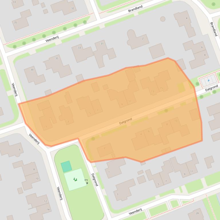 Kaart van postcodegebied 9231MK.