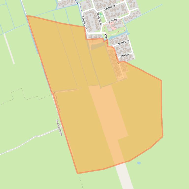 Kaart van postcodegebied 9231MP.