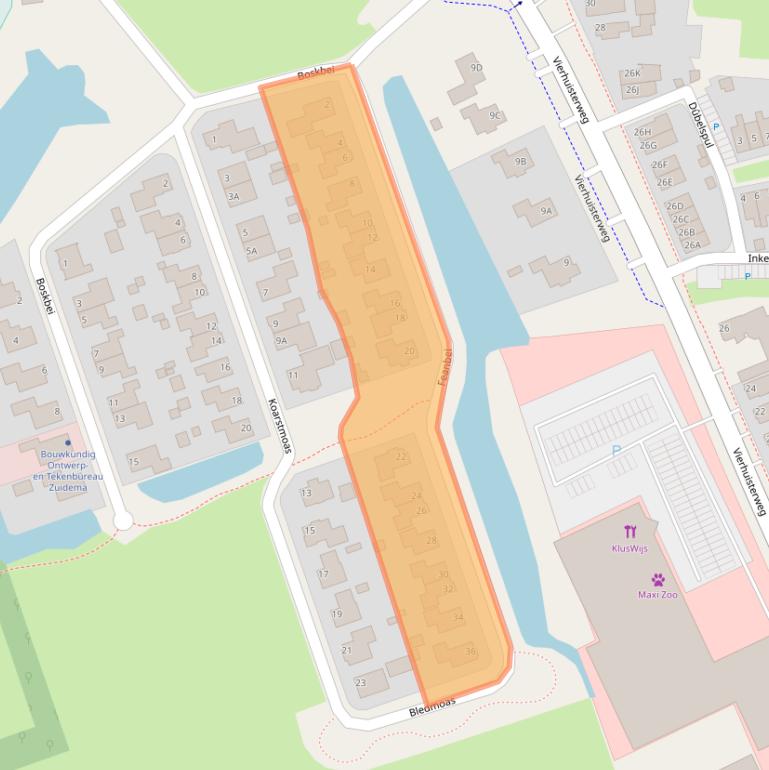 Kaart van postcodegebied 9231NB.