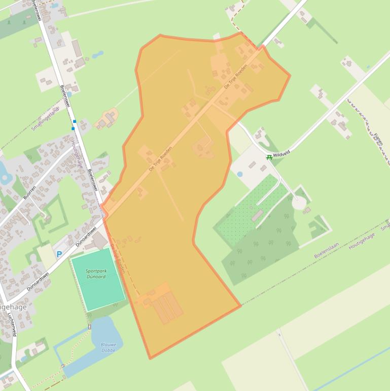 Kaart van postcodegebied 9233KP.