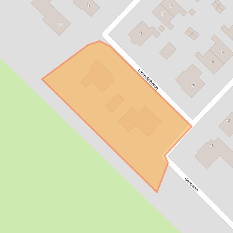 Kaart van postcodegebied 9241EP.