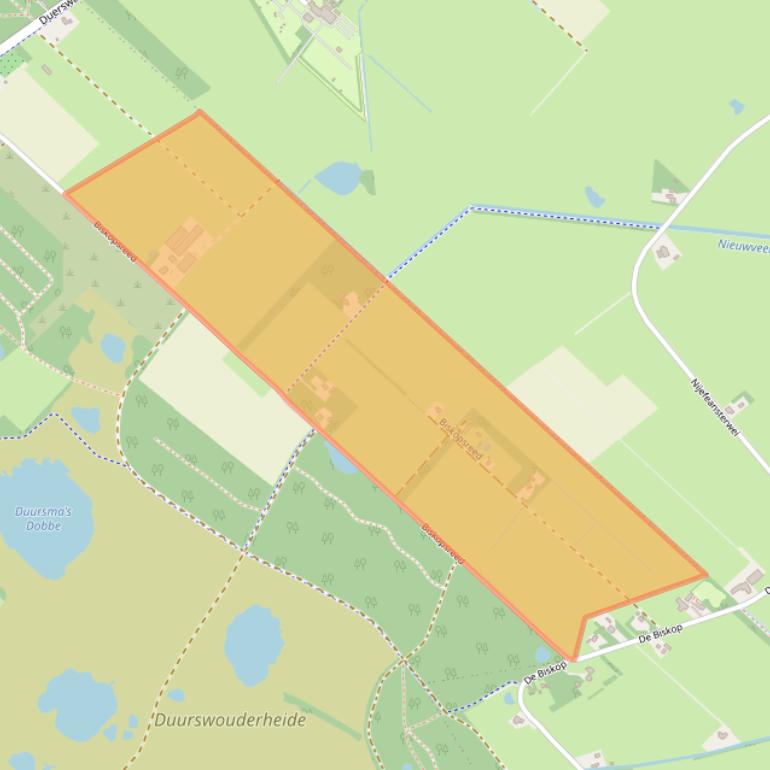 Kaart van postcodegebied 9241WR.