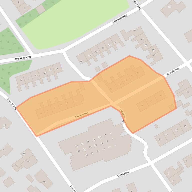 Kaart van postcodegebied 9243JG.