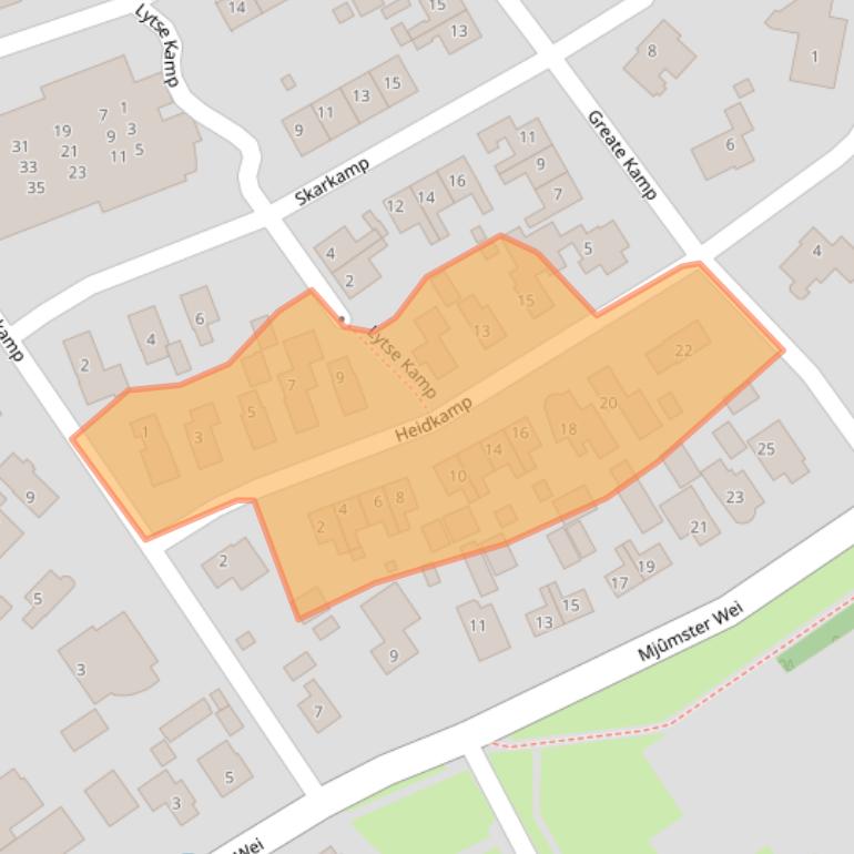 Kaart van postcodegebied 9243JJ.