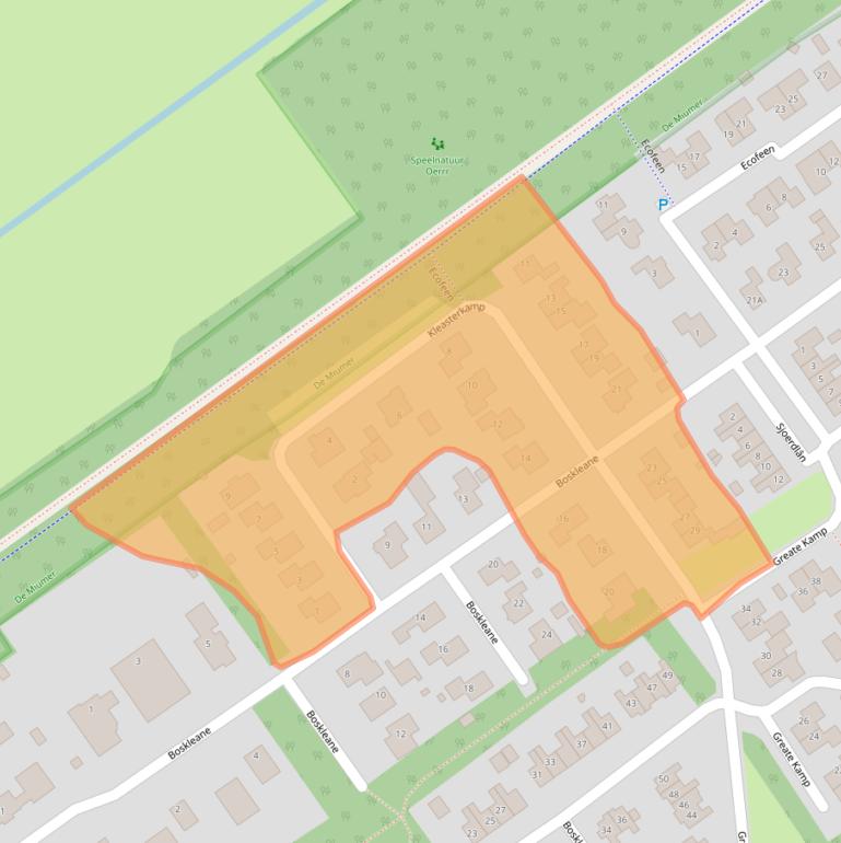 Kaart van postcodegebied 9243KP.