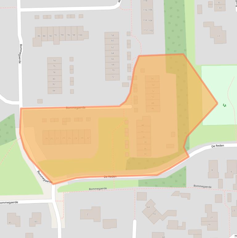 Kaart van postcodegebied 9244AJ.