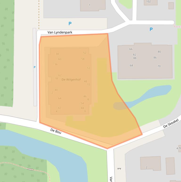 Kaart van postcodegebied 9244DA.