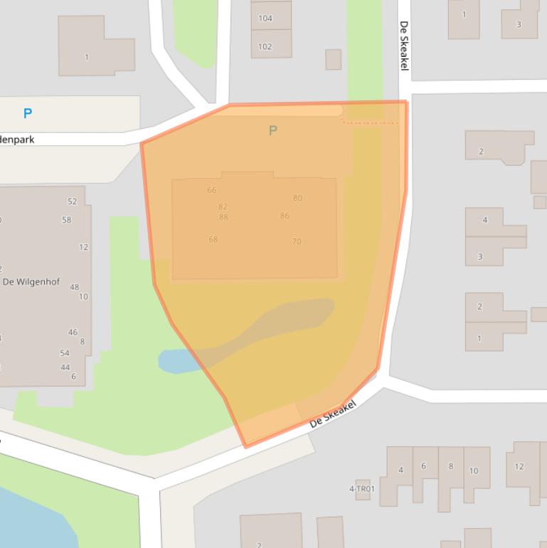 Kaart van postcodegebied 9244DB.