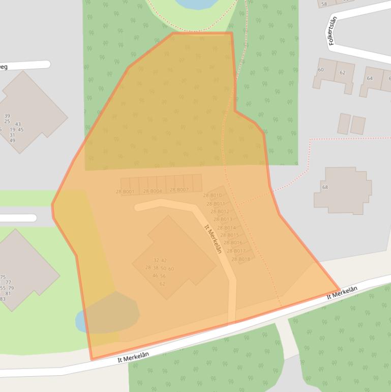 Kaart van postcodegebied 9244EZ.