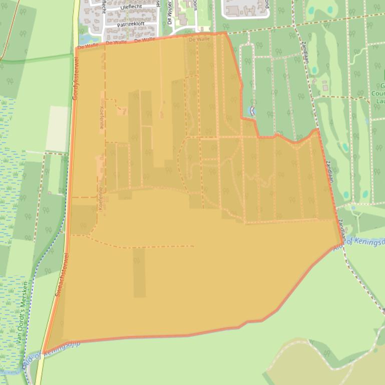 Kaart van postcodegebied 9244GA.