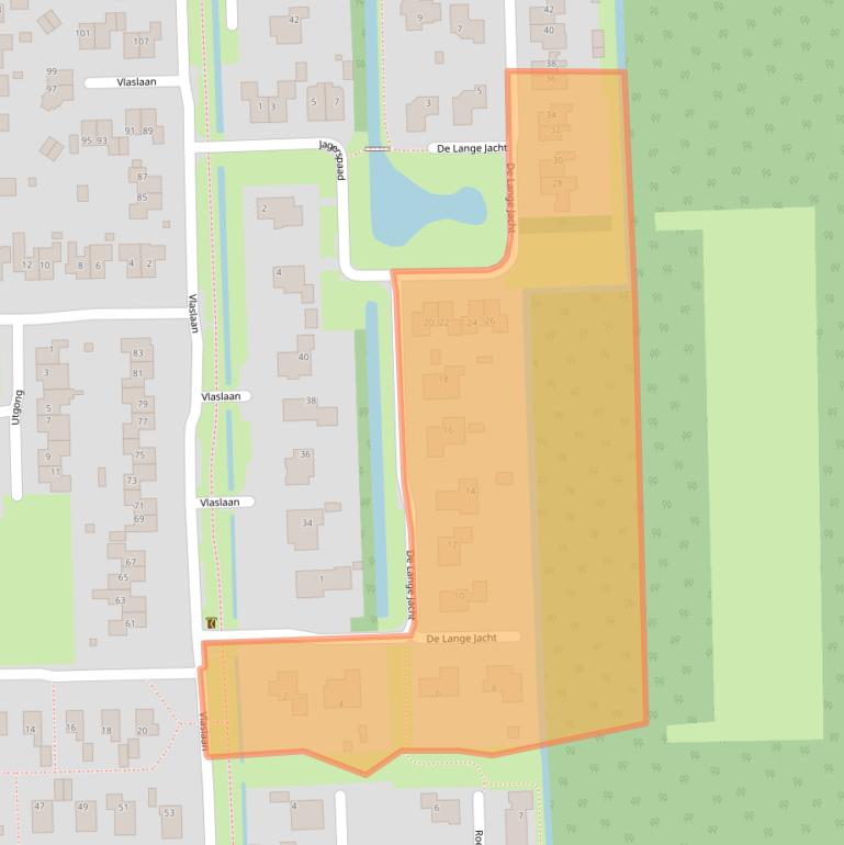 Kaart van postcodegebied 9244HN.
