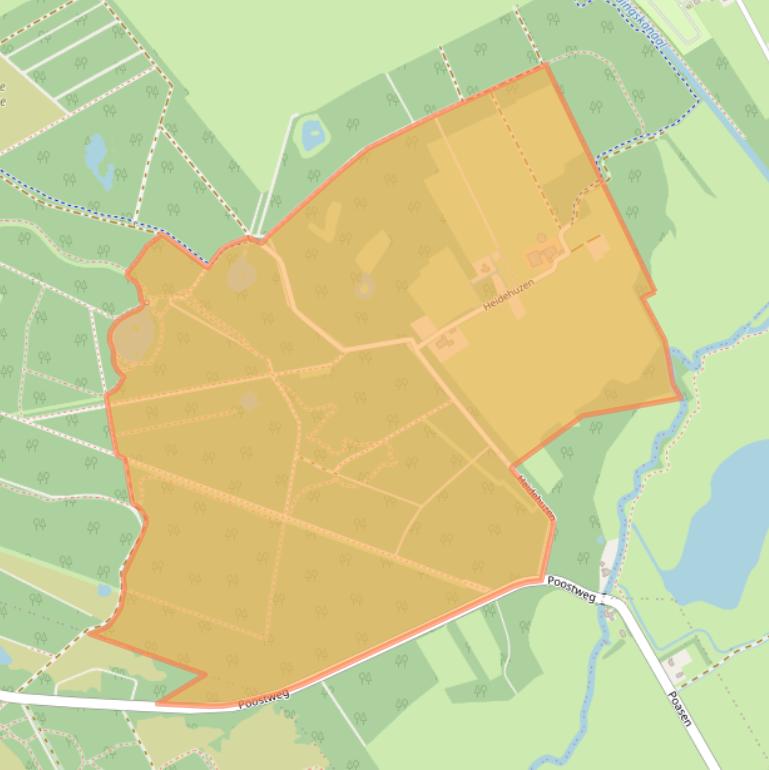 Kaart van postcodegebied 9246WJ.