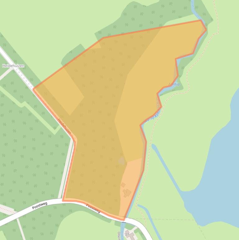 Kaart van postcodegebied 9246WK.