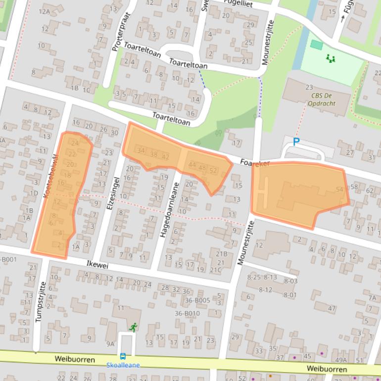 Kaart van postcodegebied 9247AC.