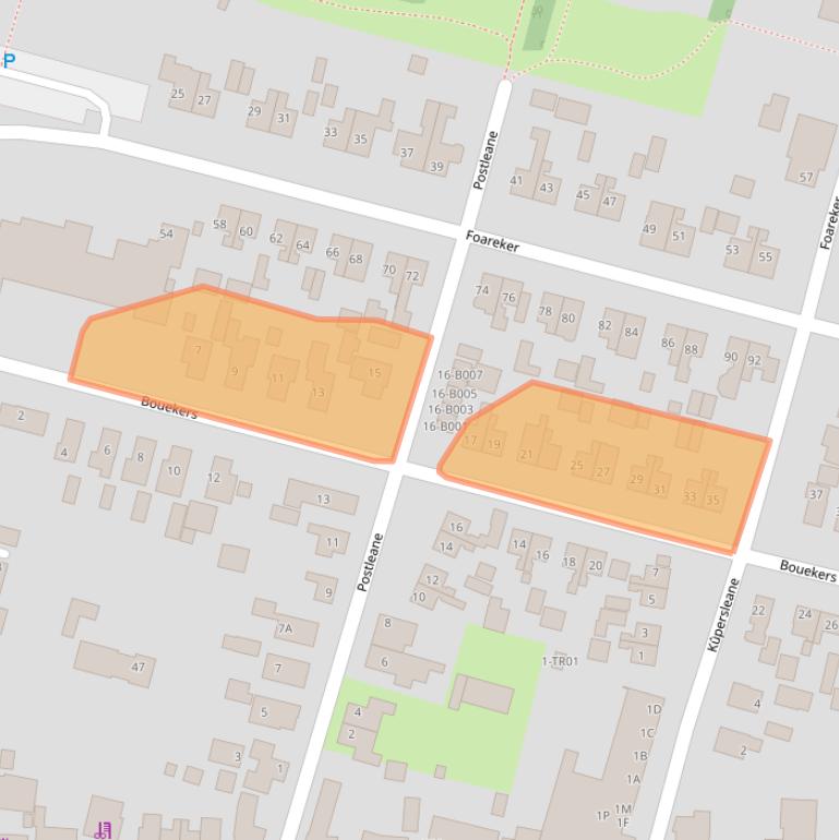Kaart van postcodegebied 9247AN.