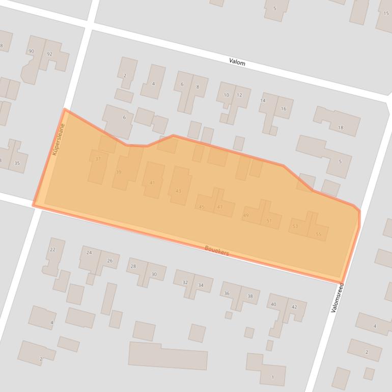 Kaart van postcodegebied 9247AP.