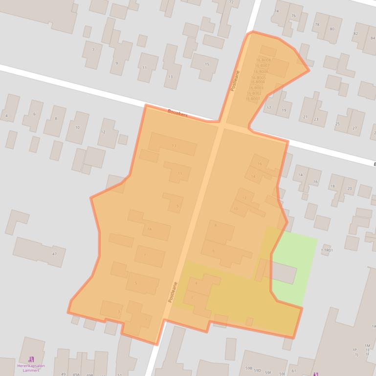 Kaart van postcodegebied 9247AS.