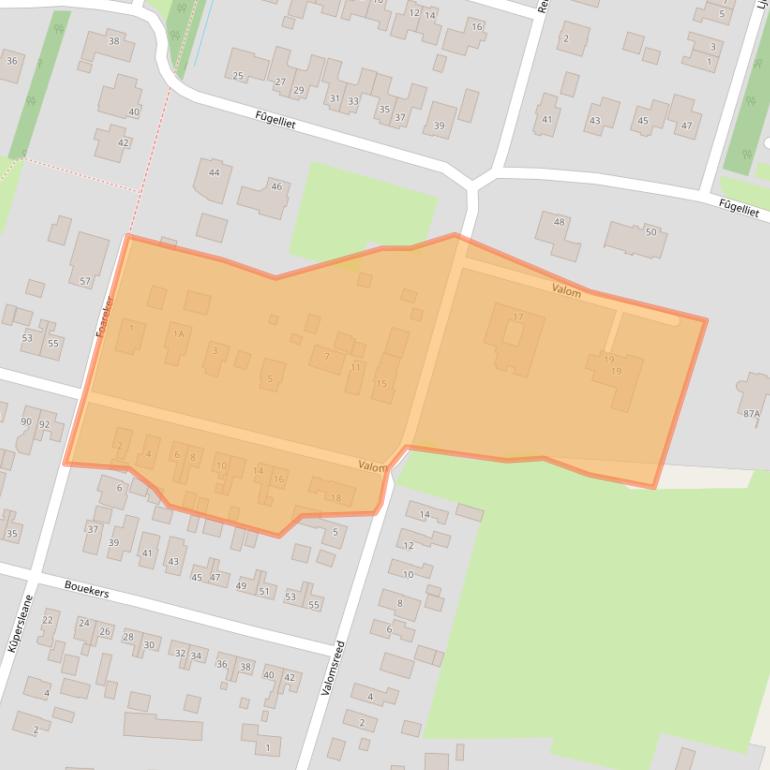 Kaart van postcodegebied 9247AV.