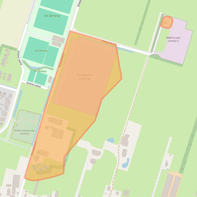 Kaart van postcodegebied 9247CA.