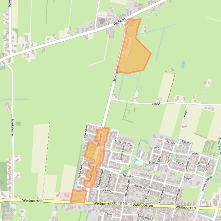 Kaart van postcodegebied 9247CS.