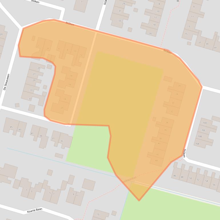 Kaart van postcodegebied 9247DK.