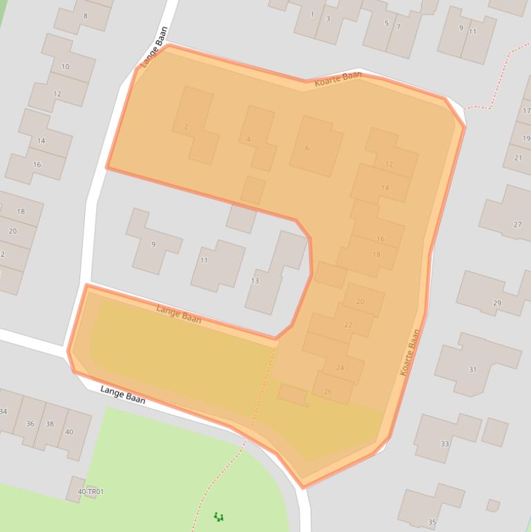 Kaart van postcodegebied 9247EA.