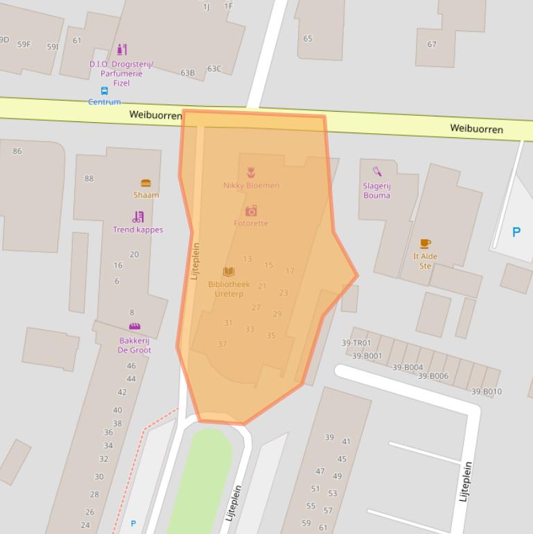 Kaart van postcodegebied 9247EP.