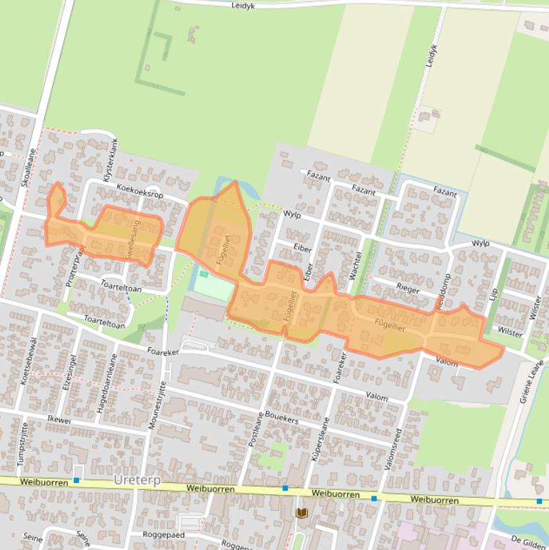 Kaart van postcodegebied 9247GD.