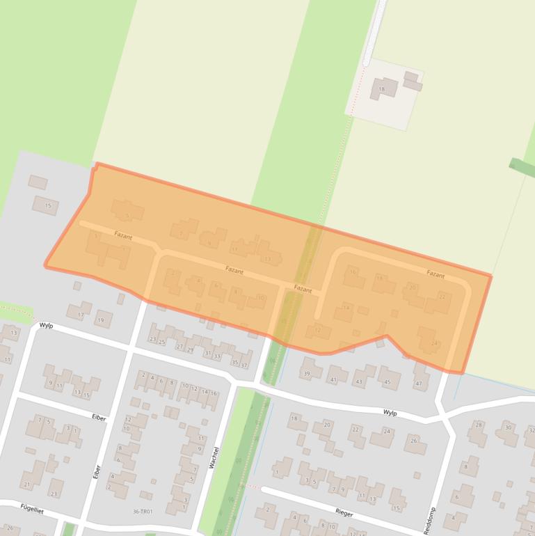 Kaart van postcodegebied 9247GK.