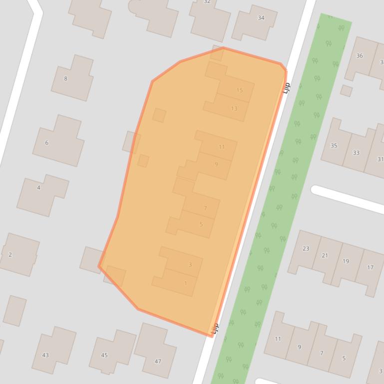 Kaart van postcodegebied 9247GR.