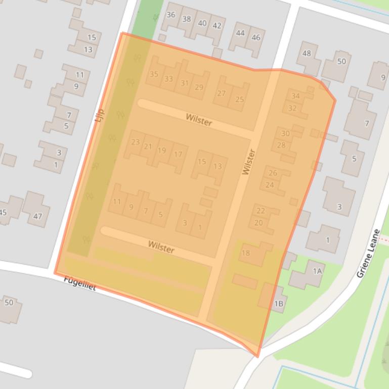 Kaart van postcodegebied 9247GS.