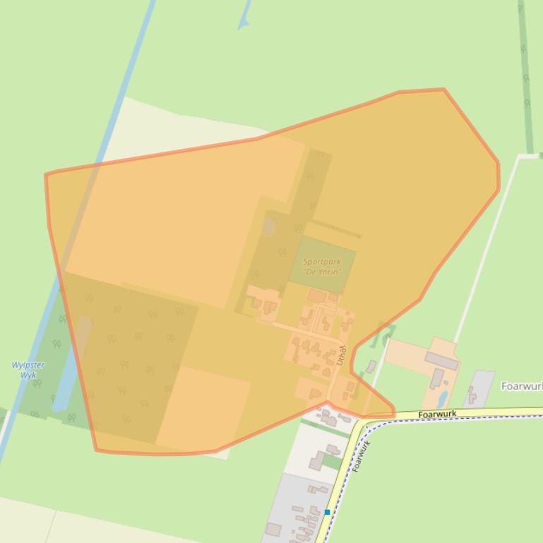 Kaart van postcodegebied 9248KS.