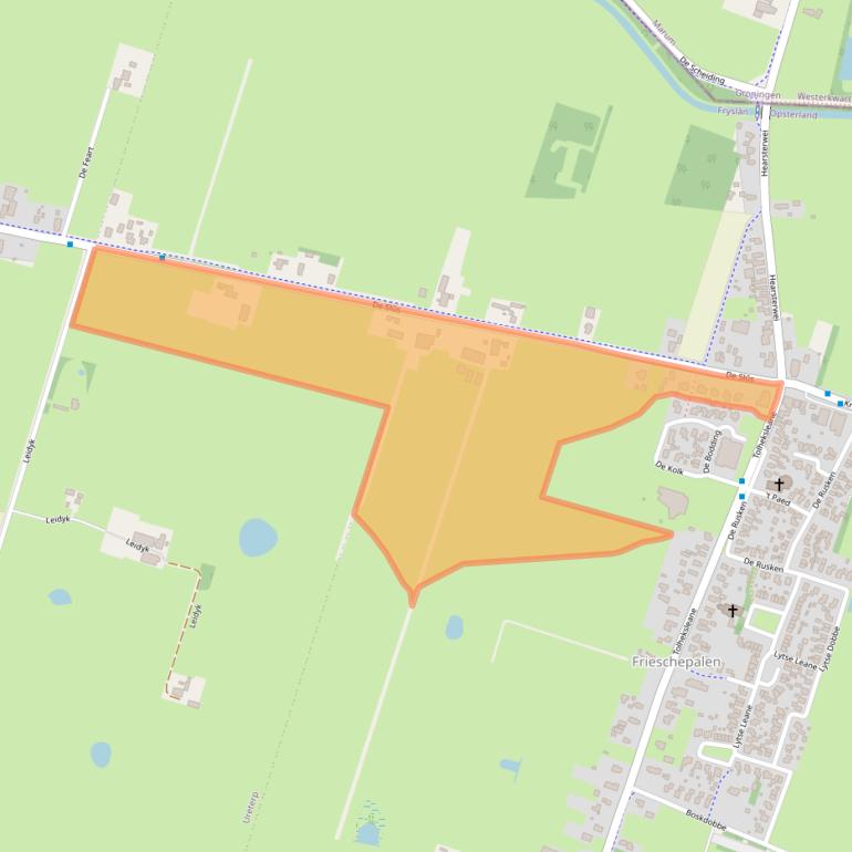 Kaart van postcodegebied 9249NB.