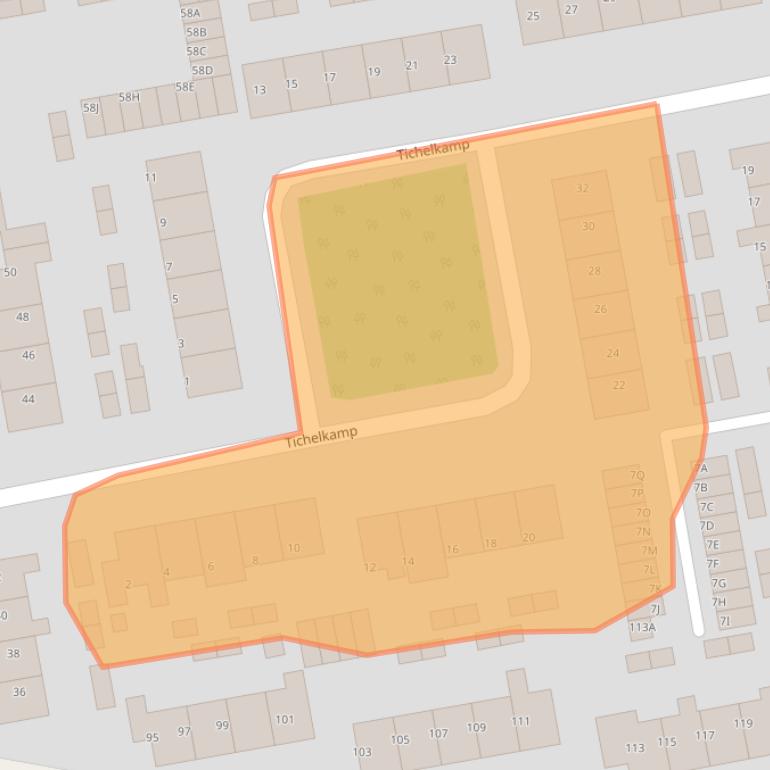 Kaart van postcodegebied 9251AR.
