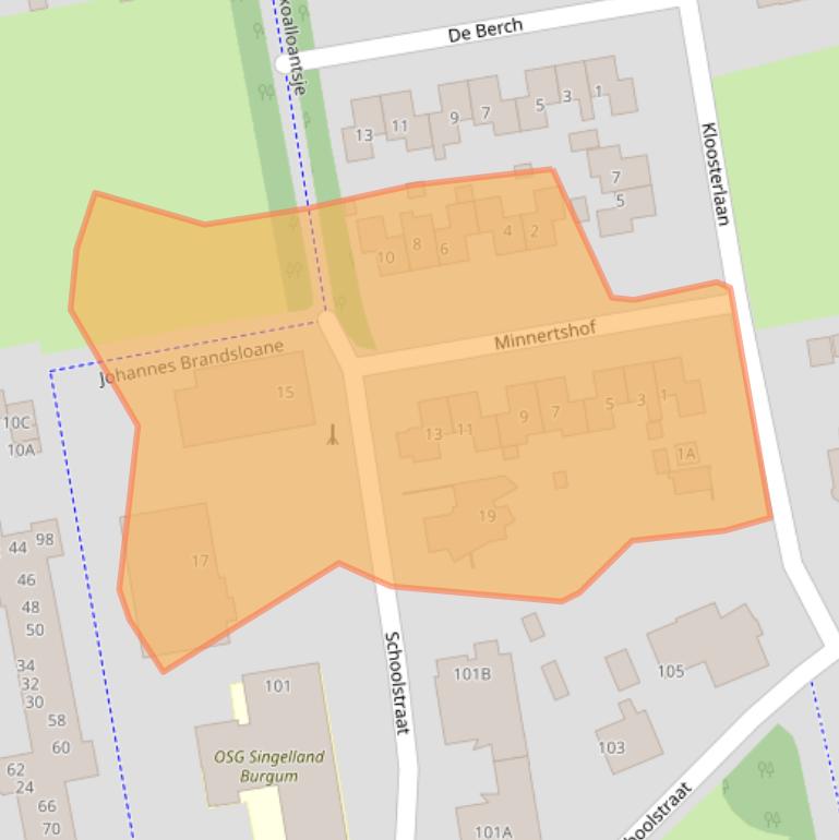 Kaart van postcodegebied 9251BH.