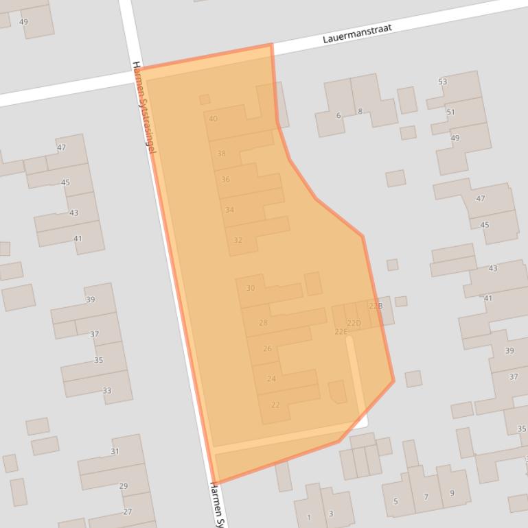 Kaart van postcodegebied 9251CE.