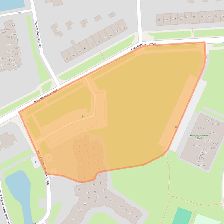 Kaart van postcodegebied 9251DB.