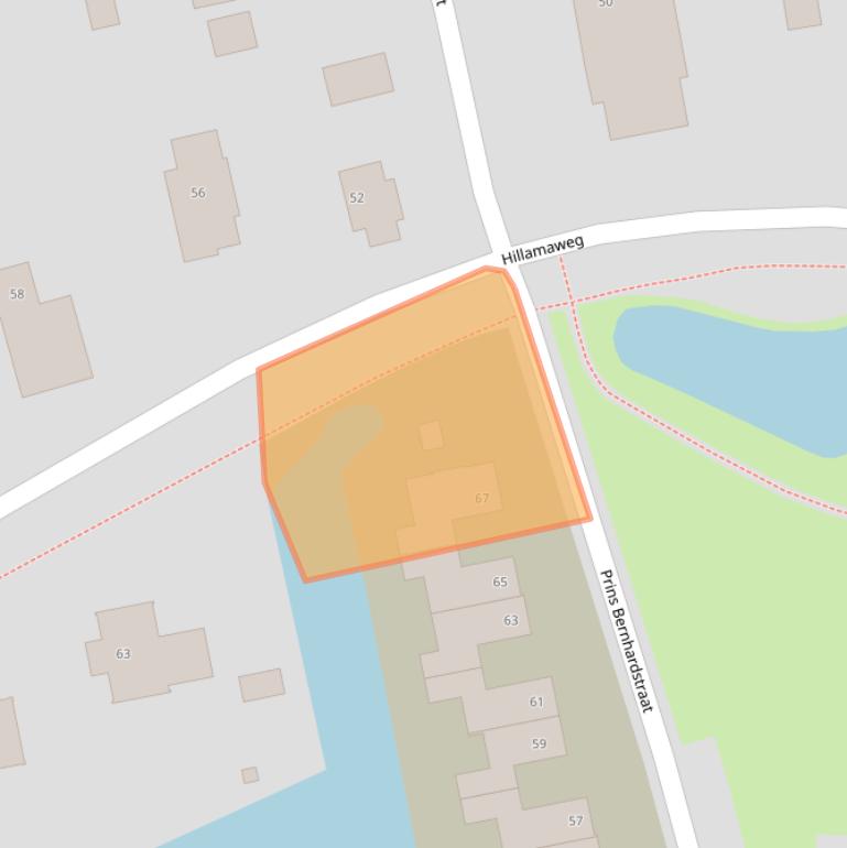 Kaart van postcodegebied 9251GL.