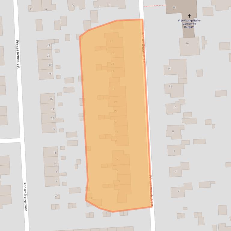 Kaart van postcodegebied 9251GV.