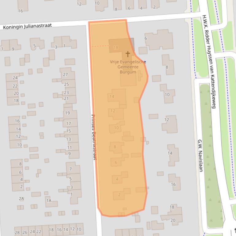 Kaart van postcodegebied 9251GW.