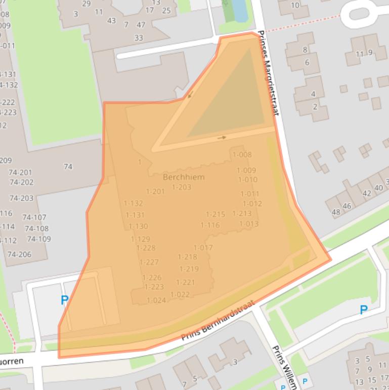 Kaart van postcodegebied 9251HA.