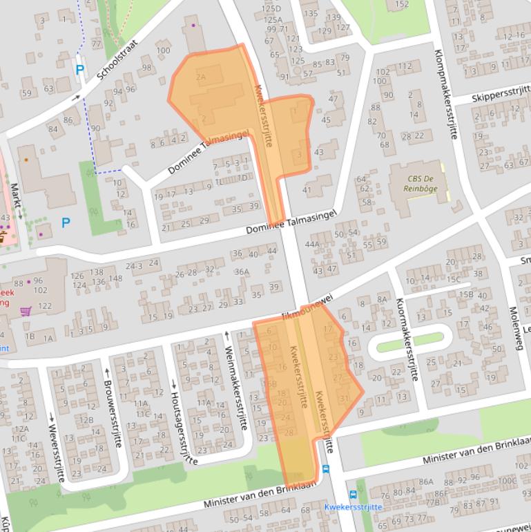 Kaart van postcodegebied 9251HS.