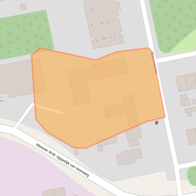 Kaart van postcodegebied 9251JZ.