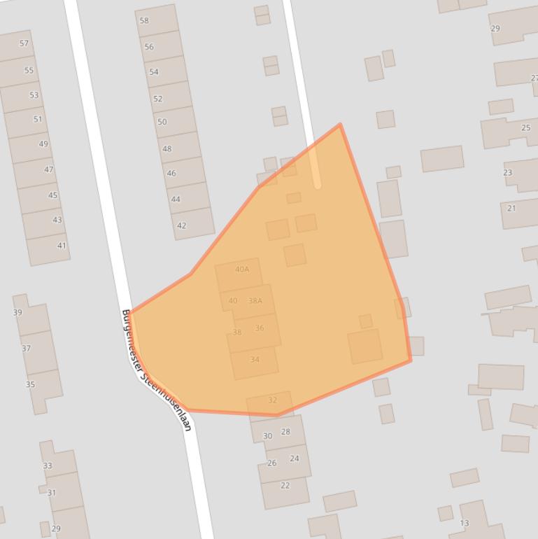 Kaart van postcodegebied 9251KK.