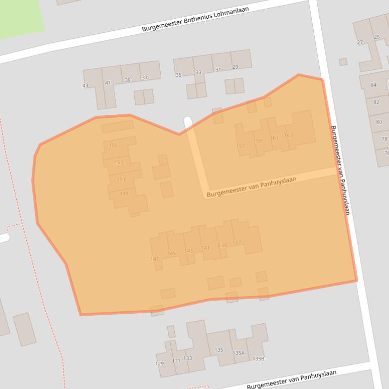 Kaart van postcodegebied 9251KT.