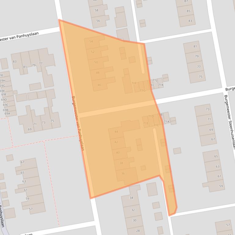 Kaart van postcodegebied 9251KW.