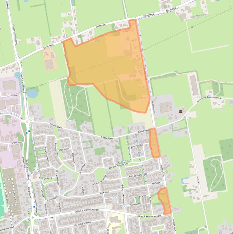 Kaart van postcodegebied 9251ME.