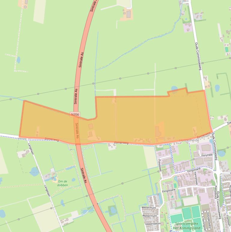 Kaart van postcodegebied 9251MG.