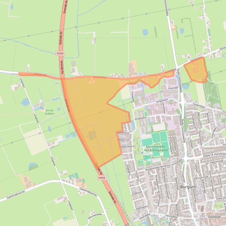 Kaart van postcodegebied 9251MH.