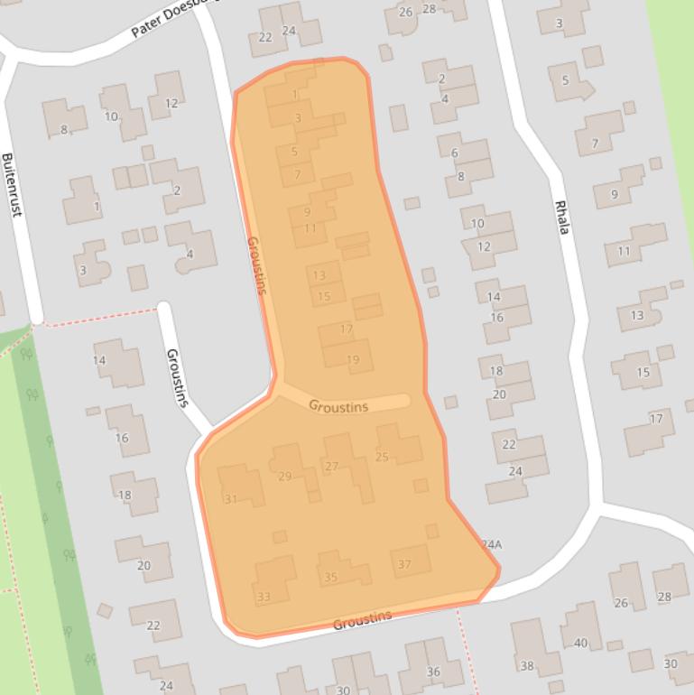 Kaart van postcodegebied 9251PD.